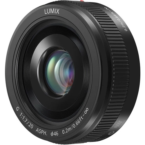 Panasonic Lumix G 20mm f1.7 II ASPH Lens (Black)
